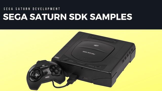 Compiling an Official Sega Saturn Sample (SDK)